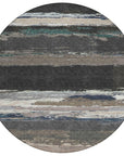 LOOMLAN Rugs Nomaria Black Washable Indoor-Outdoor Rug