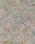 LOOMLAN Rugs Nora Brown Washable Indoor-Outdoor Rug