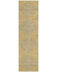 LOOMLAN Rugs Norelia Gold Washable Indoor-Outdoor Rug