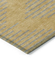 LOOMLAN Rugs Norelia Gold Washable Indoor-Outdoor Rug