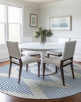 LOOMLAN Rugs Norelia Ivory Washable Indoor-Outdoor Rug