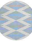 LOOMLAN Rugs Norelia Ivory Washable Indoor-Outdoor Rug