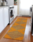 LOOMLAN Rugs Norelia Orange Washable Indoor-Outdoor Rug