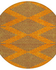 LOOMLAN Rugs Norelia Orange Washable Indoor-Outdoor Rug