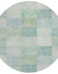 LOOMLAN Rugs Novanta Blue Washable Indoor-Outdoor Rug