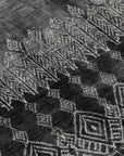 LOOMLAN Rugs Novelle Black Washable Indoor-Outdoor Rug