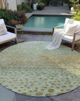 LOOMLAN Rugs Nuvane Aloe Washable Indoor-Outdoor Rug