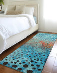LOOMLAN Rugs Nuvane Blue Washable Indoor-Outdoor Rug