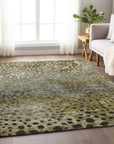 LOOMLAN Rugs Nuvane Brown Washable Indoor-Outdoor Rug