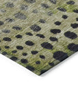 LOOMLAN Rugs Nuvane Green Washable Indoor-Outdoor Rug