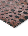 LOOMLAN Rugs Nuvane Orange Washable Indoor-Outdoor Rug
