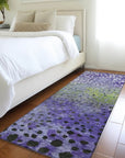 LOOMLAN Rugs Nuvane Purple Washable Indoor-Outdoor Rug