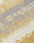 LOOMLAN Rugs Nyelle Gold Washable Indoor-Outdoor Rug