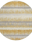 LOOMLAN Rugs Nyelle Gold Washable Indoor-Outdoor Rug