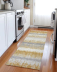 LOOMLAN Rugs Nyelle Gold Washable Indoor-Outdoor Rug