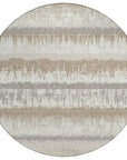 LOOMLAN Rugs Nyelle Ivory Washable Indoor-Outdoor Rug