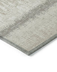 LOOMLAN Rugs Nyelle Ivory Washable Indoor-Outdoor Rug