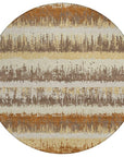 LOOMLAN Rugs Nyelle Mocha Washable Indoor-Outdoor Rug