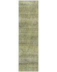 LOOMLAN Rugs Nymara Green Washable Indoor-Outdoor Rug