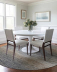 LOOMLAN Rugs Nyra Gray Washable Indoor-Outdoor Rug