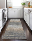 LOOMLAN Rugs Nyra Gray Washable Indoor-Outdoor Rug