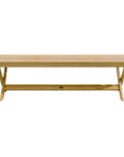 HiTeak Oakville 3PC Rectangular Teak Outdoor Picnic Dining Set