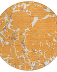 LOOMLAN Rugs Oceana Orange Washable Indoor-Outdoor Rug