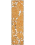 LOOMLAN Rugs Oceana Orange Washable Indoor-Outdoor Rug
