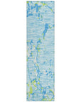 LOOMLAN Rugs Oceana Sky Washable Indoor-Outdoor Rug