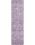 LOOMLAN Rugs Omera Purple Washable Indoor-Outdoor Rug