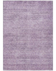LOOMLAN Rugs Omera Purple Washable Indoor-Outdoor Rug