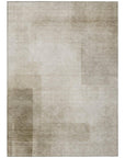 LOOMLAN Rugs Opaline Brown Washable Indoor-Outdoor Rug
