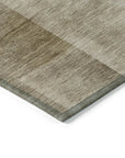 LOOMLAN Rugs Opaline Brown Washable Indoor-Outdoor Rug