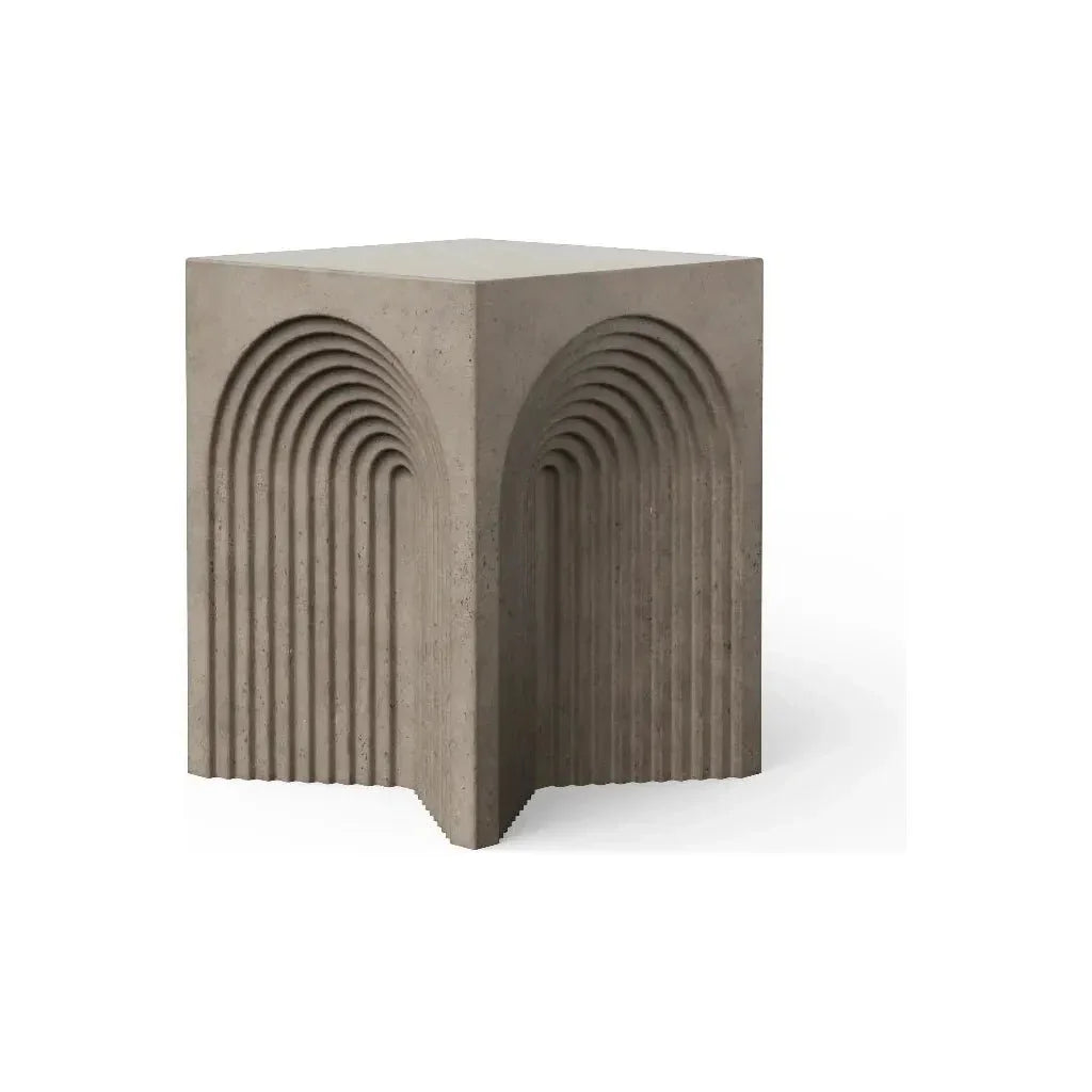 Orion Concrete Made Outdoor Stool - LOOMLAN - Urbia - Garden Stools