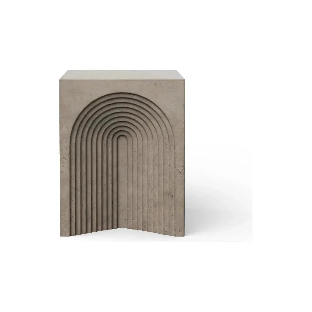 Orion Concrete Made Outdoor Stool - LOOMLAN - Urbia - Garden Stools