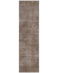 LOOMLAN Rugs Orlena Brown Washable Indoor-Outdoor Rug