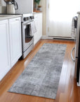 LOOMLAN Rugs Orlena Gray Washable Indoor-Outdoor Rug