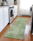 LOOMLAN Rugs Orlena Green Washable Indoor-Outdoor Rug