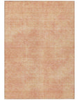 LOOMLAN Rugs Orlena Peach Washable Indoor-Outdoor Rug