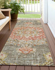 LOOMLAN Rugs Ornella Brown Washable Indoor-Outdoor Rug