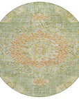 LOOMLAN Rugs Ornella Green Washable Indoor-Outdoor Rug
