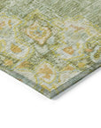 LOOMLAN Rugs Ornella Green Washable Indoor-Outdoor Rug