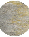 LOOMLAN Rugs Oronte Gray Washable Indoor-Outdoor Rug