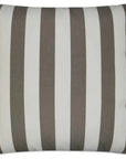 Outdoor Café Stripe Pillow - Driftwood - LOOMLAN - D.V. Kap - Outdoor Pillows