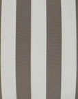 Outdoor Café Stripe Pillow - Driftwood - LOOMLAN - D.V. Kap - Outdoor Pillows
