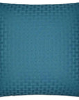 Outdoor Carmel Weave Pillow - Turquoise - LOOMLAN - D.V. Kap - Outdoor Pillows