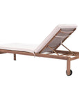 Outdoor Chaise Lounge Aluminum Water Resistant Olefin - LOOMLAN - Zuo Modern - Outdoor Chaises