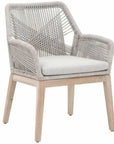 Essentials For Living Outdoor Loom Rope Dining Arm Chair 2PC Rope