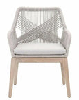 Essentials For Living Outdoor Loom Rope Dining Arm Chair 2PC Rope