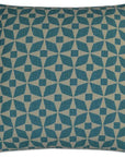 Outdoor Marquee Pillow - Turquoise - LOOMLAN - D.V. Kap - Outdoor Pillows